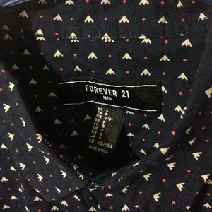 Forever 21 button down short sleeve.